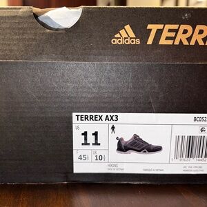 Adidas Terrex AX3 Men's Black Hiking Shoes